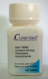 Clenbuterol/LA Pharma<BR>20mcg x 200 tabs